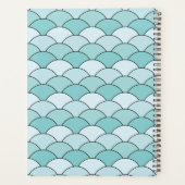 Dragon Scales, Fans, Waves, Seigaiha, Blue Planner (Achterkant)