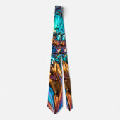 Dragon Scalorful abstract Stropdas (Voorkant)