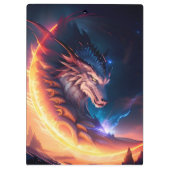 Dragon Scape Fire Night Klembord (Achterkant)