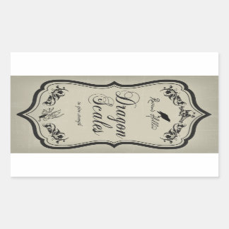 Dragon Schalen Halloween Jar Sticker Label