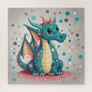 Dragon schattig legpuzzel