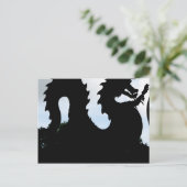 Dragon Scratch Briefkaart (Staand voorkant)
