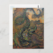 Dragon Scroll, Briefkaart van Japanse kunst (Voorkant / Achterkant)