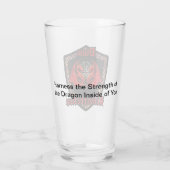 Dragon Shield Glass Tumbler (Achterkant)