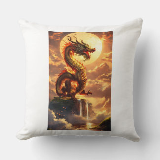Dragon Sierkussen: Mythische Elegantie voor je S Kussen