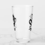 Dragon Silhouette Glas (Links)