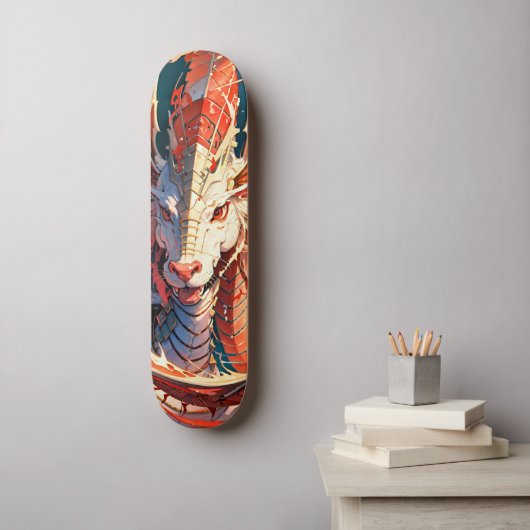 Dragon Skateboard (Muurkunst)