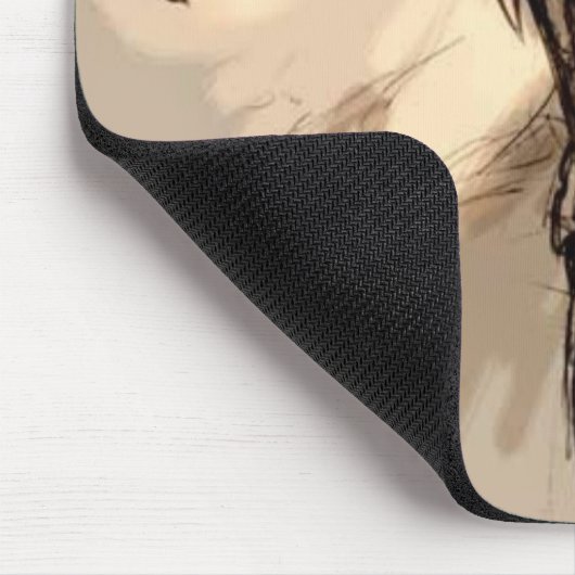 Dragon Sketch Mousepad Muismat (Hoek)