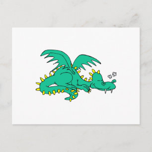 Dragon Slaping Briefkaart
