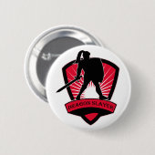 Dragon Slayer Knight Button (Voorkant /achterkant)