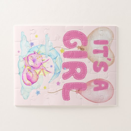 Dragon Slumaging Dreams Genre Révéler Girl Puzzle (Horizontal)