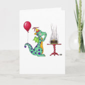 Dragon Smoke Verjaardag Kaart (Voorkant)