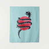 Dragon Snake Gothic Wandkleed (Voorkant)