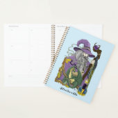 Dragon Sorcier Celtique Fantastique Violet (Devant avec enveloppe)
