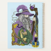 Dragon Sorcier Celtique Fantastique Violet (Dos)
