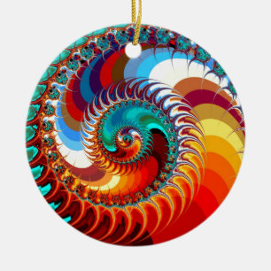 Dragon Spiral Keramisch Ornament