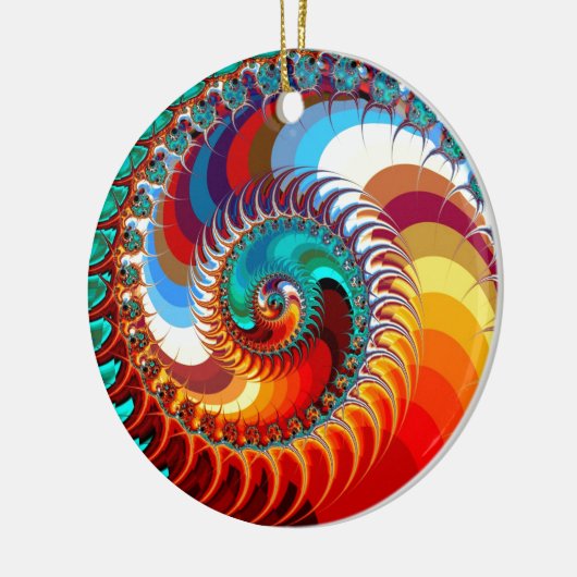 Dragon Spiral Keramisch Ornament (Links)