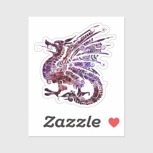 Dragon Spirit Animal Totem Emblem Sticker (Vel)