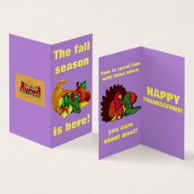 Dragon Squad Thanksgiving Kaart