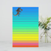 Dragon Stationery Briefpapier (Staand voorkant)