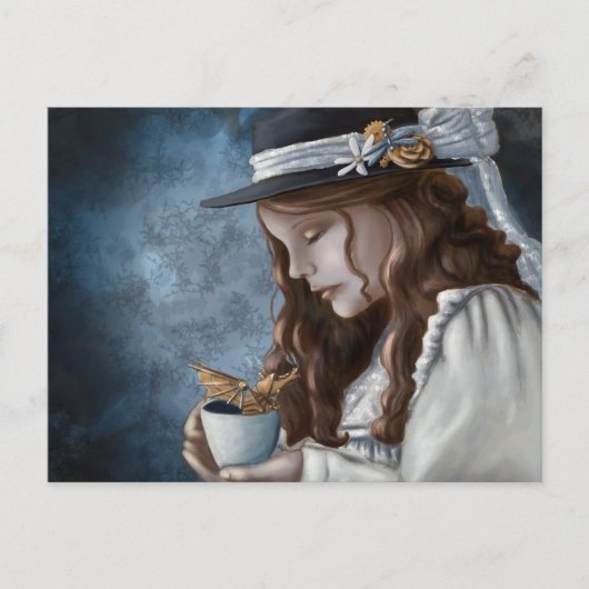 Dragon Steamed Tea Briefkaart (Voorkant)