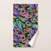 Dragon Storm Colorful Bad Handdoek (Handdoek)