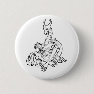 Dragon Storytime Ronde Button 5,7 Cm