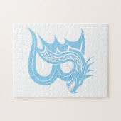 Dragon Styled Letter B, Dragon Alphabet, Monogram Legpuzzel (Horizontaal)