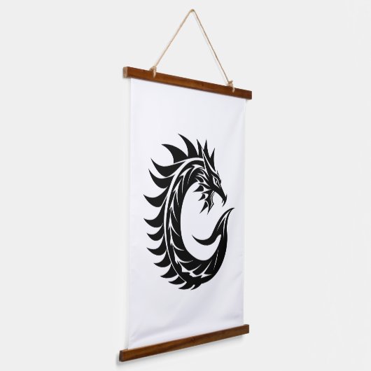 Dragon Styled Letter C, Dragon Alphabet, Monogram Hangend Wandkleed (Gebogen)