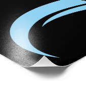 Dragon Styled Letter D, Dragon Alphabet, Monogram Foto Afdruk (Hoek)