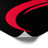 Dragon Styled Letter D, Dragon Alphabet, Monogram Poster (Hoek)