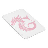 Dragon Styled Letter G, Dragon Alphabet, Monogram Magneet (Rechterzijde)