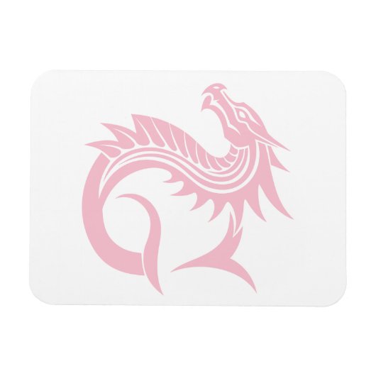 Dragon Styled Letter G, Dragon Alphabet, Monogram Magneet (Horizontaal)