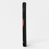 Dragon Sun - zwart rood wit + uw ideeën Case-Mate iPhone Case (Achterkant/links)