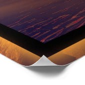 Dragon Sunset van Michelle Wilder Poster (Hoek)