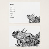 Dragon sur le rocher (Devant & derrière)