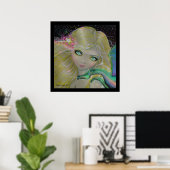 Dragon sur mon épaule Fantasy Dragon Fairy Affiche (Bureau à domicile)