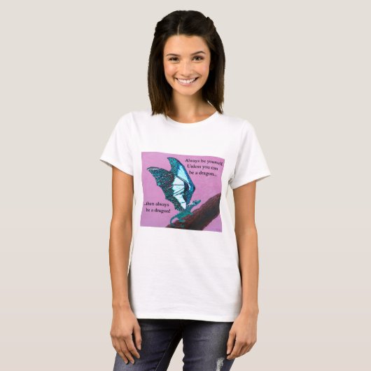 Dragon sur T-shirt (Devant entier)