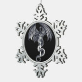 Dragon & Sword Kerstbal Ornament (Rechts)