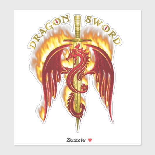 Dragon Sword Sticker (Vel)