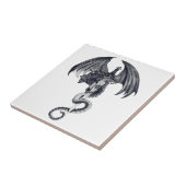 Dragon & Sword Tile Tegeltje (Zijkant)