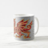 Dragon Sylish, blanc de Gallois tasse blanche (Devant droit)