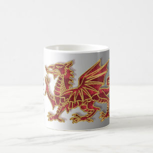 Dragon Sylish, blanc de Gallois tasse blanche