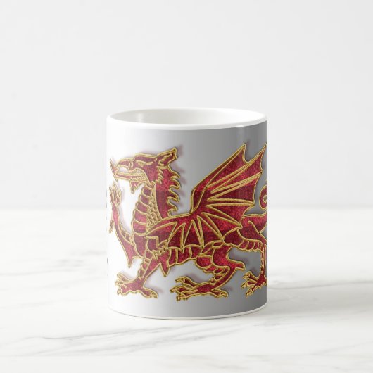 Dragon Sylish, blanc de Gallois tasse blanche (Centre)