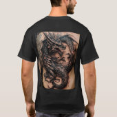 Dragon T-Shirts inspirés par le tatouage pour Rebe (Dos)