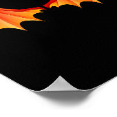 Dragon T Wings Halloween Costume Orange On The Ck Poster (Hoek)