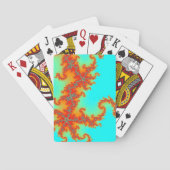 Dragon Tail Fractal Pokerkaarten (Achterkant)