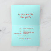 Dragon Tails Invitation du Nouvel An (Intérieur)