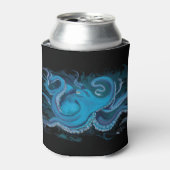 Dragon Tako Octopus coozie bierhouder (Blikje Voorkant)