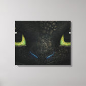 Dragon tandless Premium Wrapped Canvas (gloss) (Voorkant)